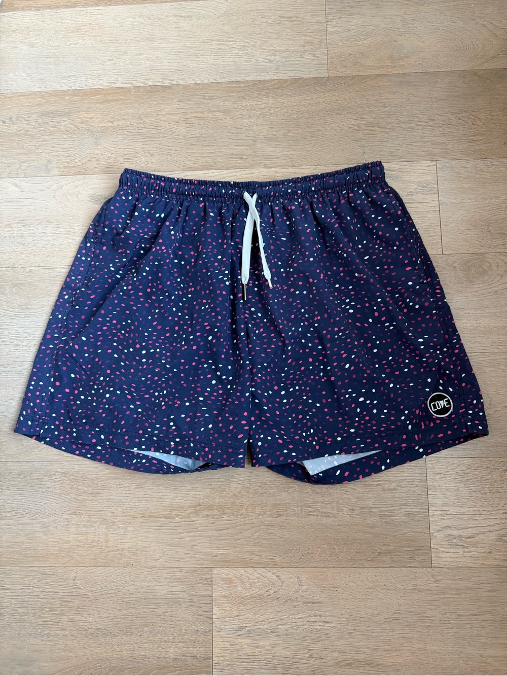 Men's Cove Navy Speckle Shorts - Size 38